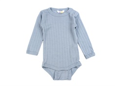 Joha dusty blue body merino wool/silk